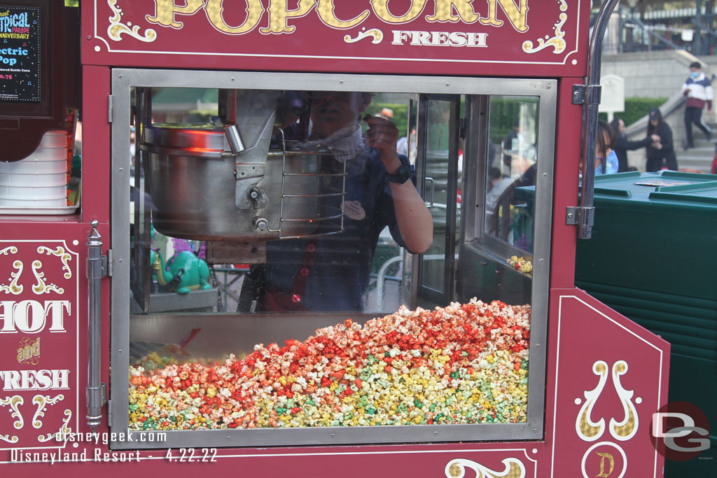 The Electric Pop kettle corn on Main Street USA