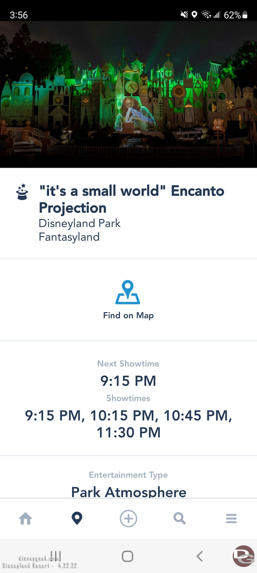 Noticed there are now show times for the  Encanto projections listed in the App.