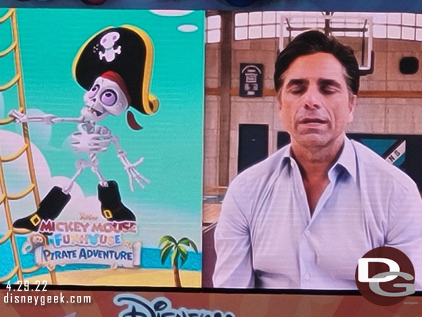 John Stamos will voice Captain Salty Bones in an upcoming Pirate Adventure on Mickey Mouse Funhouse