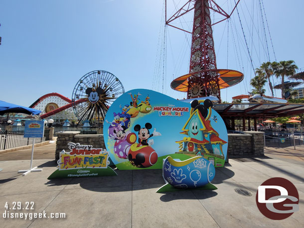 Another photo op near the Zephyr (which was closed due to wind at the moment)