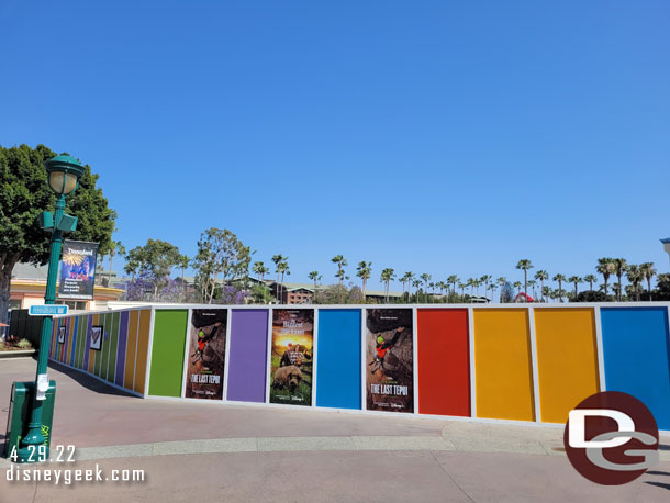 Entering Downtown Disney not much to see from ground level.