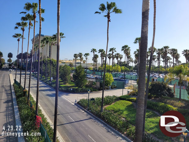 Passing over Disneyland Drive