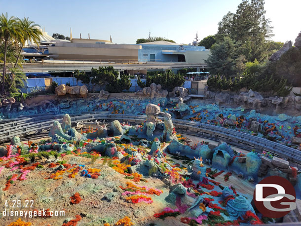 Almost all the scaffolding that was in the lagoon looks to be cleaned up now.