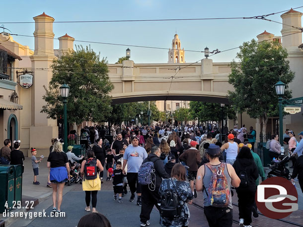 7:08pm - Buena Vista Street