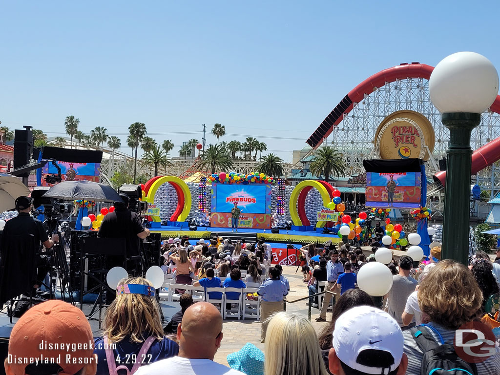 The Disney Junior showcase was underway when I arrived in the area.