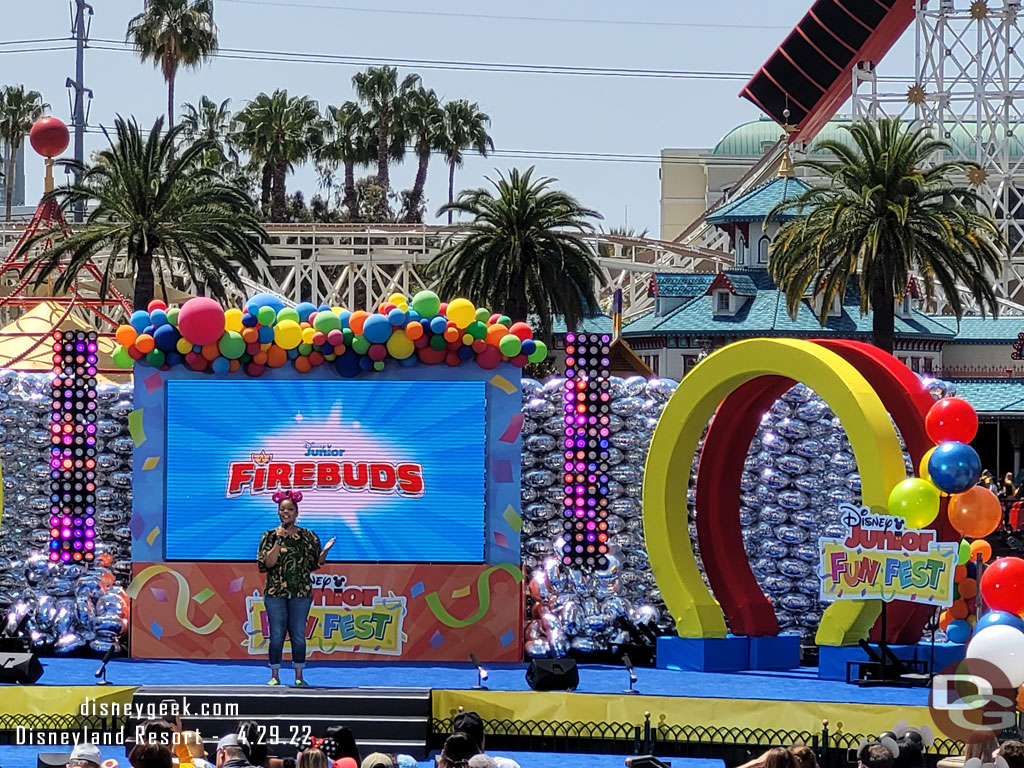 Yvette Nicole Brown discussing Firebuds, she is the voice of one of Chief Faye
