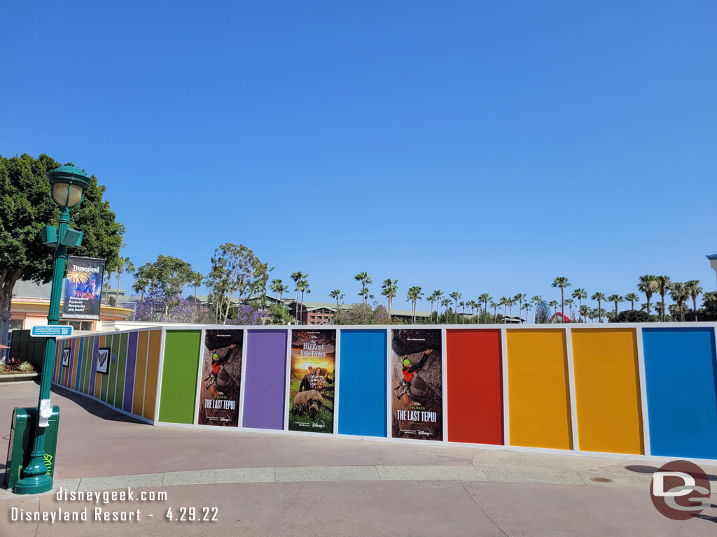 Entering Downtown Disney not much to see from ground level.