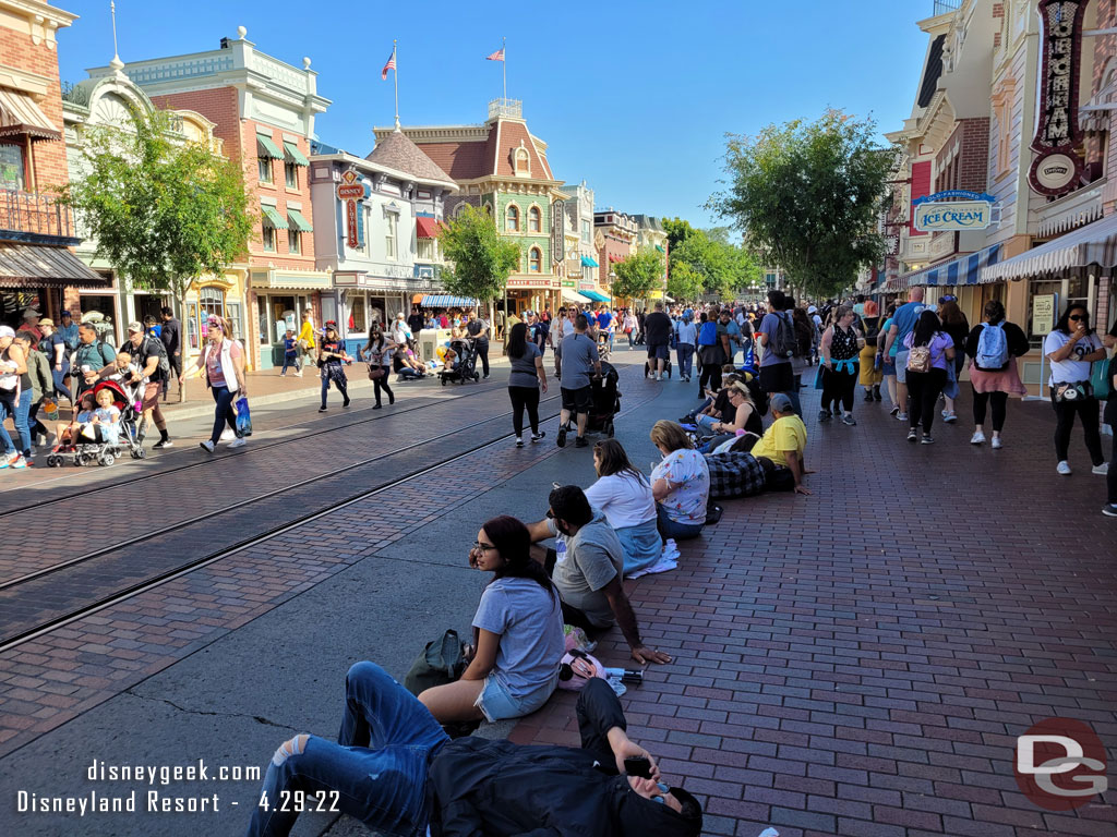 Making my way back up Main Street USA