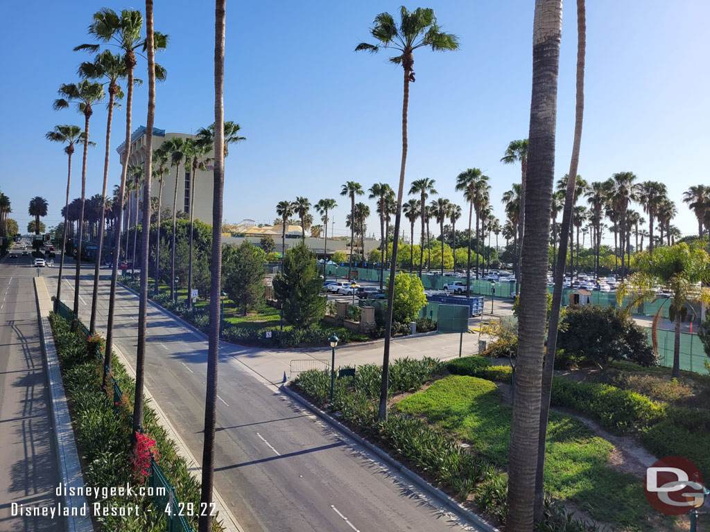 Passing over Disneyland Drive