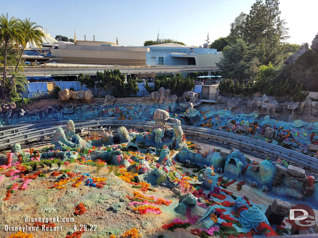 Almost all the scaffolding that was in the lagoon looks to be cleaned up now.