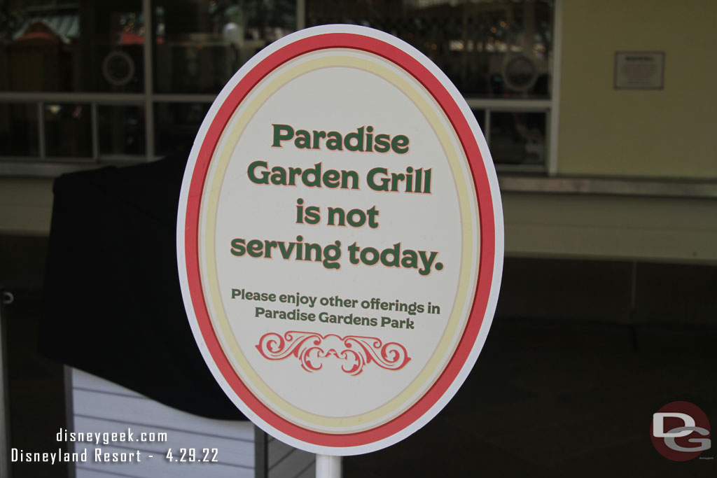 The grill is also closed.