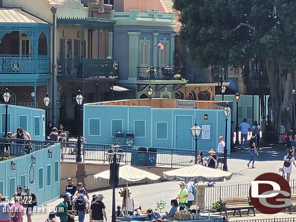 More pavement work throughout New Orleans Square