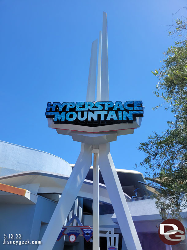 Hperspace Mountain has returned for a limited run.