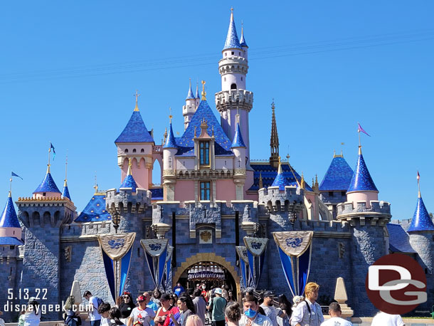 Sleeping Beauty Castle this afternoon