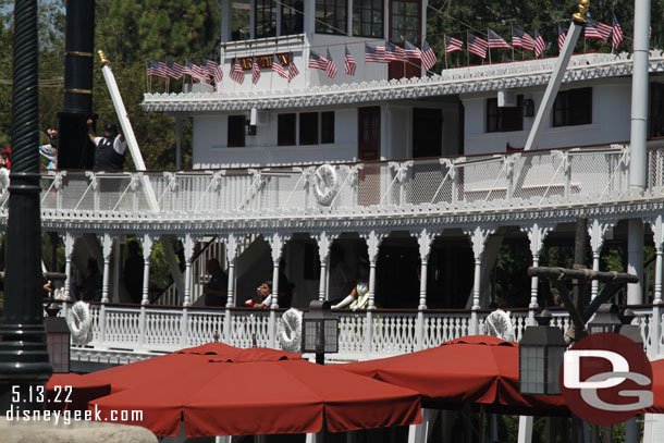 Princess Tiana onboard the Mark Twain