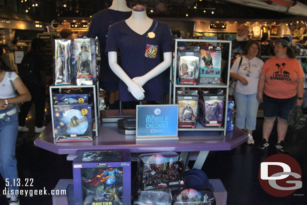 Avengers merchandise is in The Star Trader