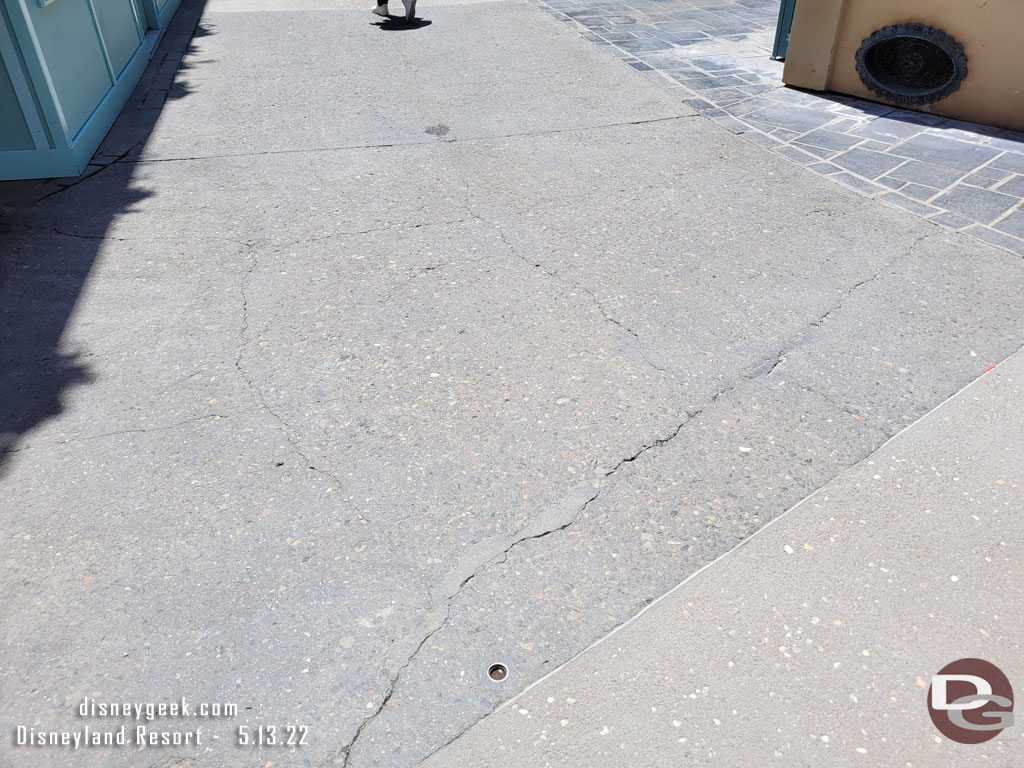 A look at some of the older pavement.