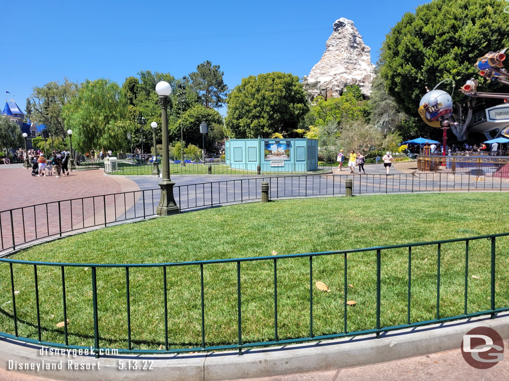 Wonder when work will resume to finish the Tomorrowland Entrance.  