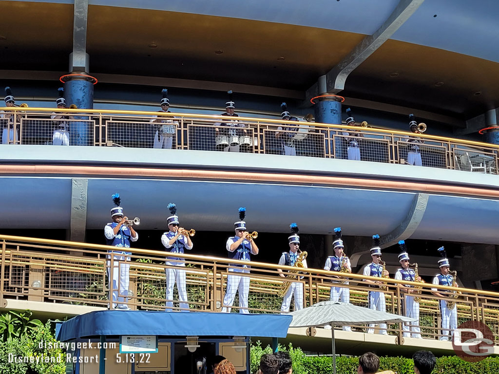 The Disneyland Band in Tomorrowland