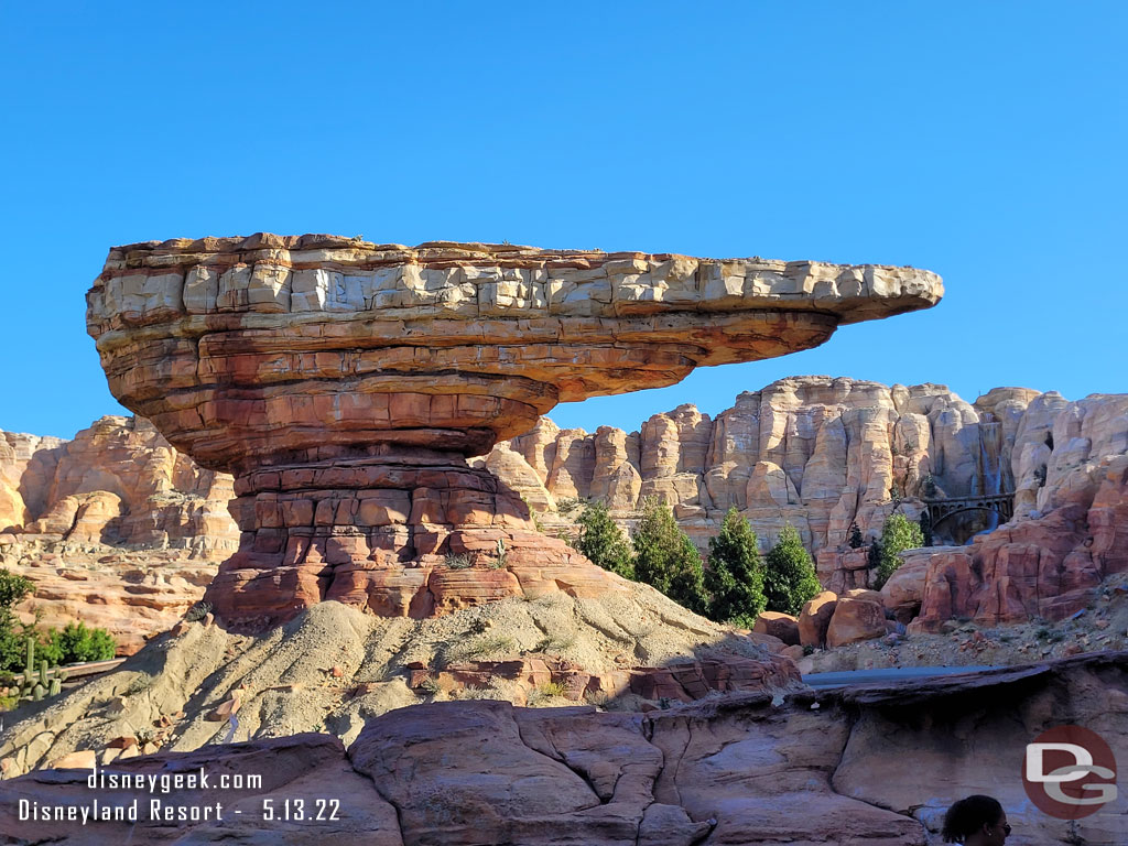 Ornament Valley this evening.