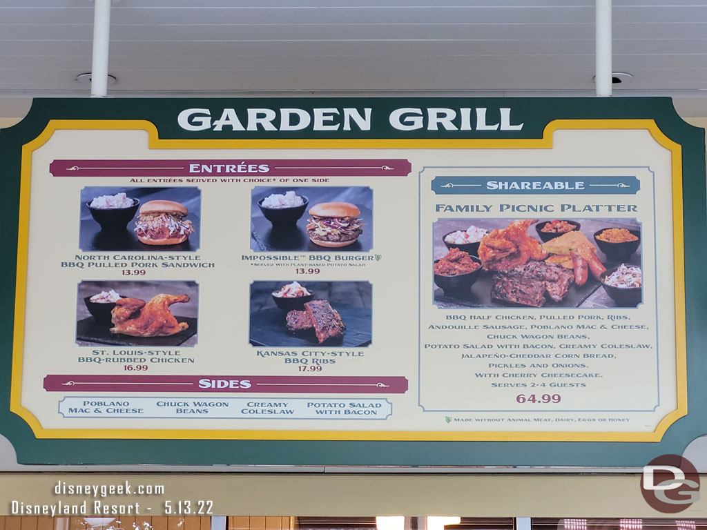 The Paradise Garden Grill is now BBQ