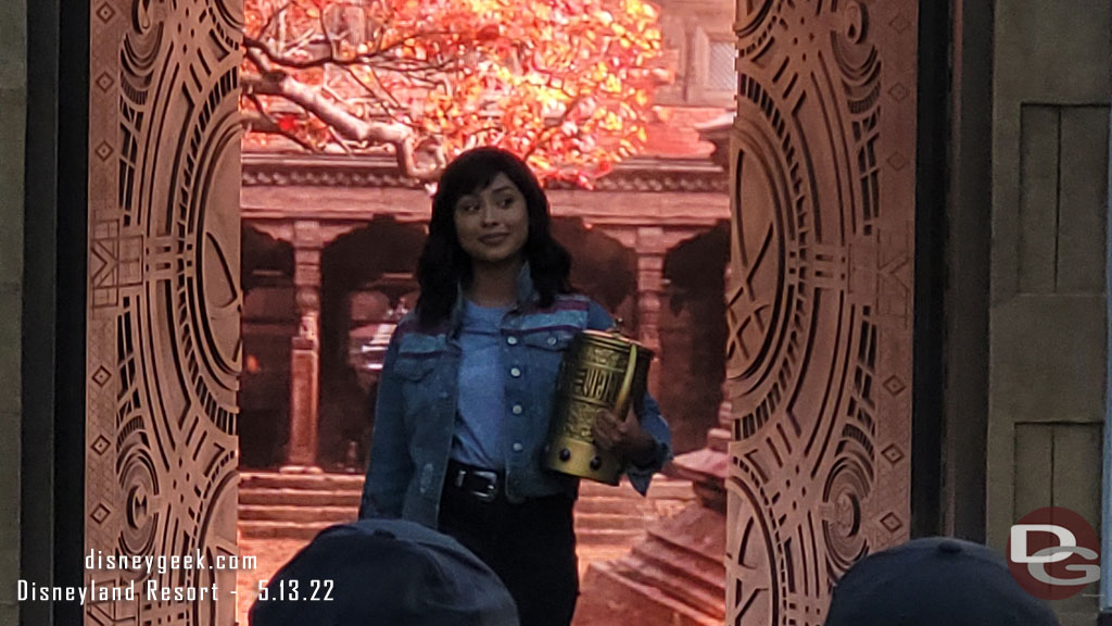 America Chavez is now part of the Dr. Strange: Mysteries of the Mystic Arts show in Avengers Campus.