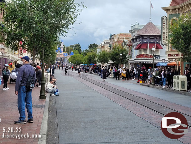 Ready for the 12:00pm Mickey and Friends Cavalcade.