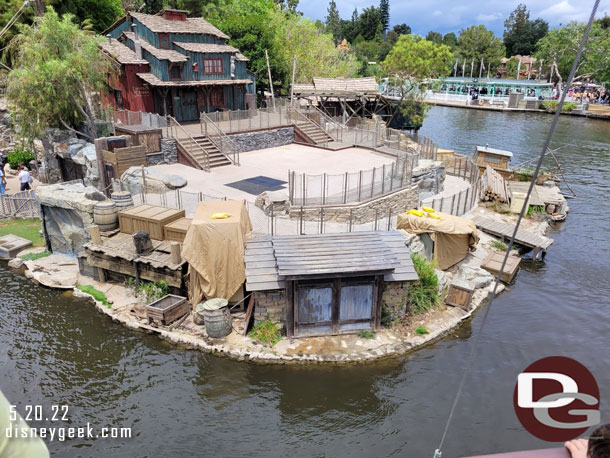 More preparations for the return of Fantasmic