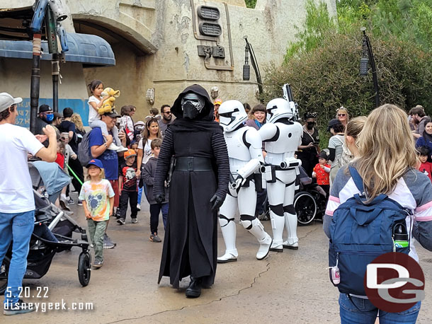 Kylo Ren on the move in Black Spire Outpost