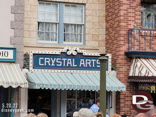 The clock is gone again on Main Street USA.