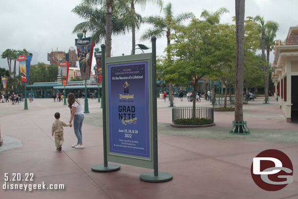 Still advertising the Grad Nite Reunion After Hours event.