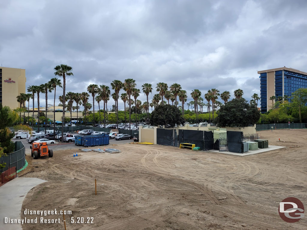 The site looks cleared and ready for the new construction to start on the Downtown Disney project.  