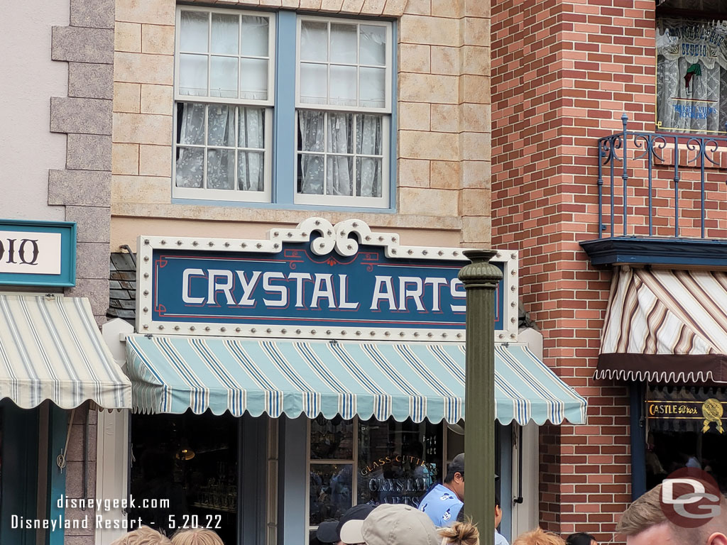 The clock is gone again on Main Street USA.