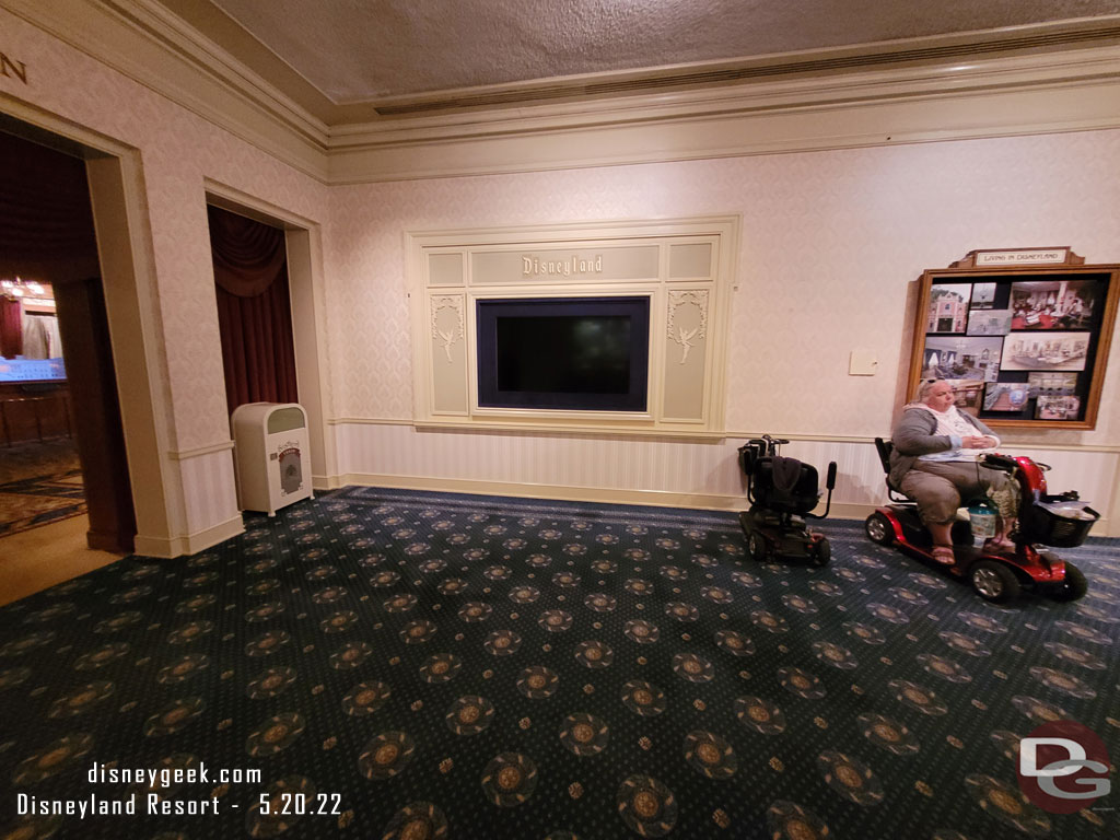 The video in the Opera House is no longer playing and the seats are gone.