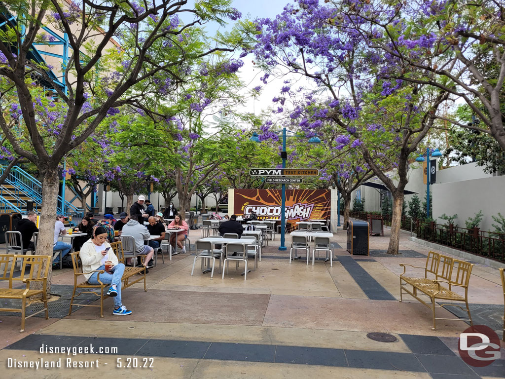 In Hollywood Land tables were only in the front portion.