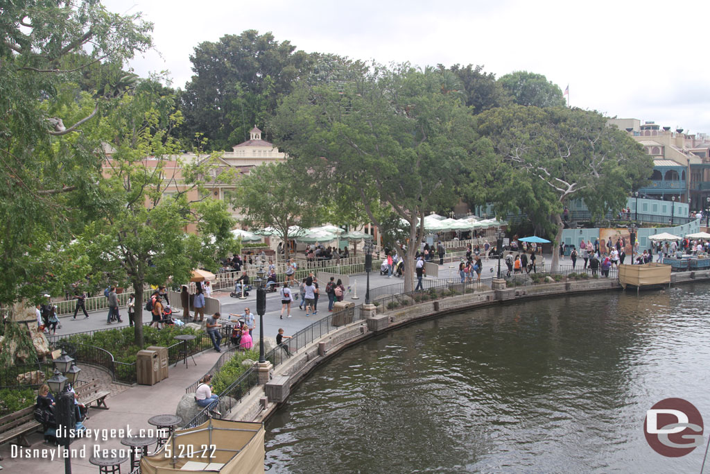 But a few minutes later a cast member opened the top deck.