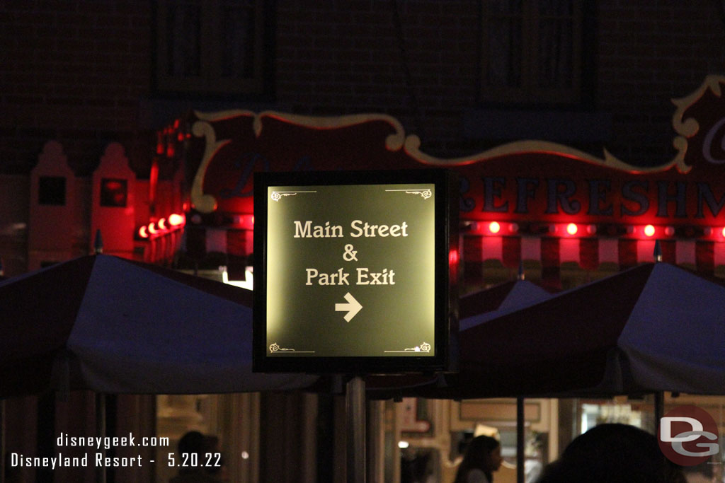 The west side by pass was open so we took that to avoid the Main Street crowds