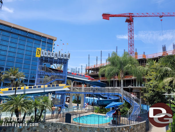 The Disney Vacation Club Tower continues to rise.