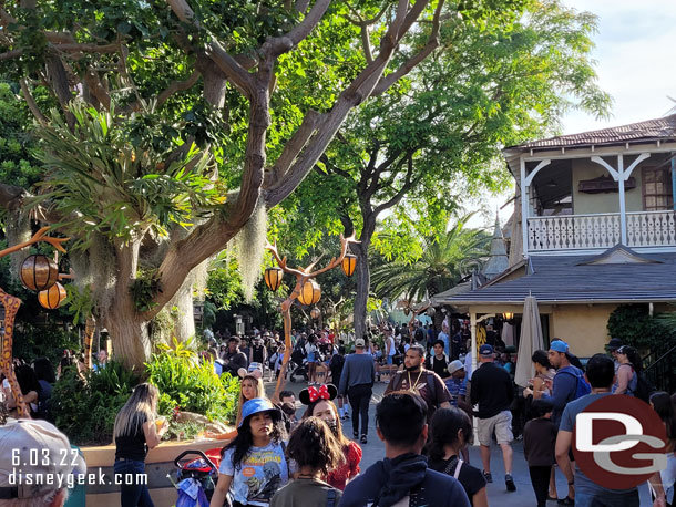 Making my way into Adventureland.