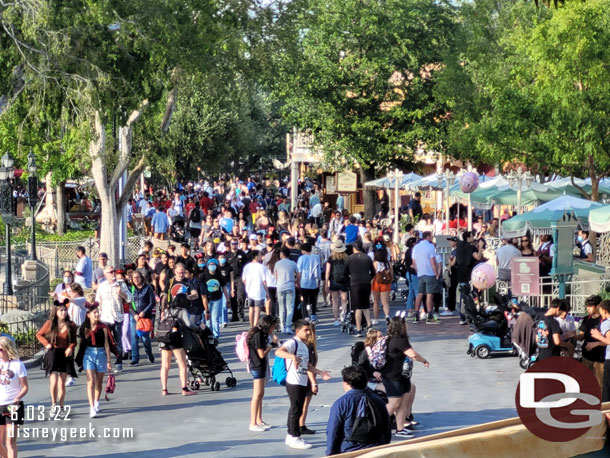 Looking toward Frontierland.