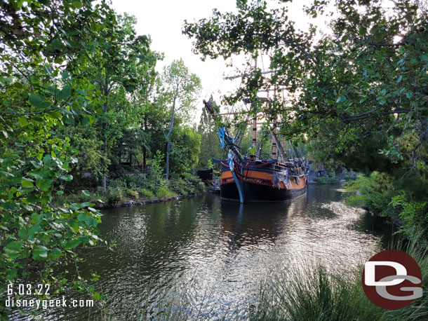 The Columbia staged for Fantasmic