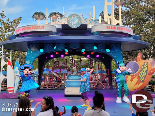 Clarabell Cow and Horace Horsecollar were next up at Stitch's Interplanetary Beach Party Blast