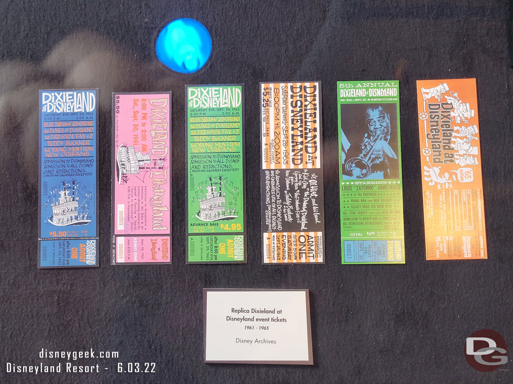 Tickets from some of the Disneyland Events