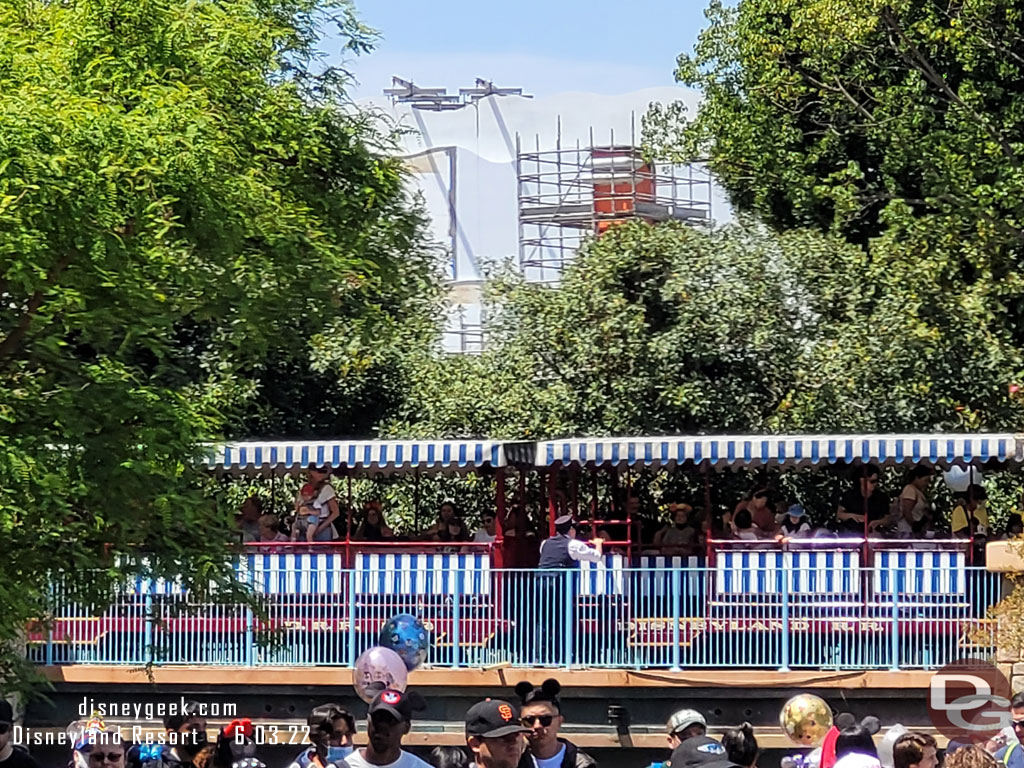 Work on the El Capitoon continues.