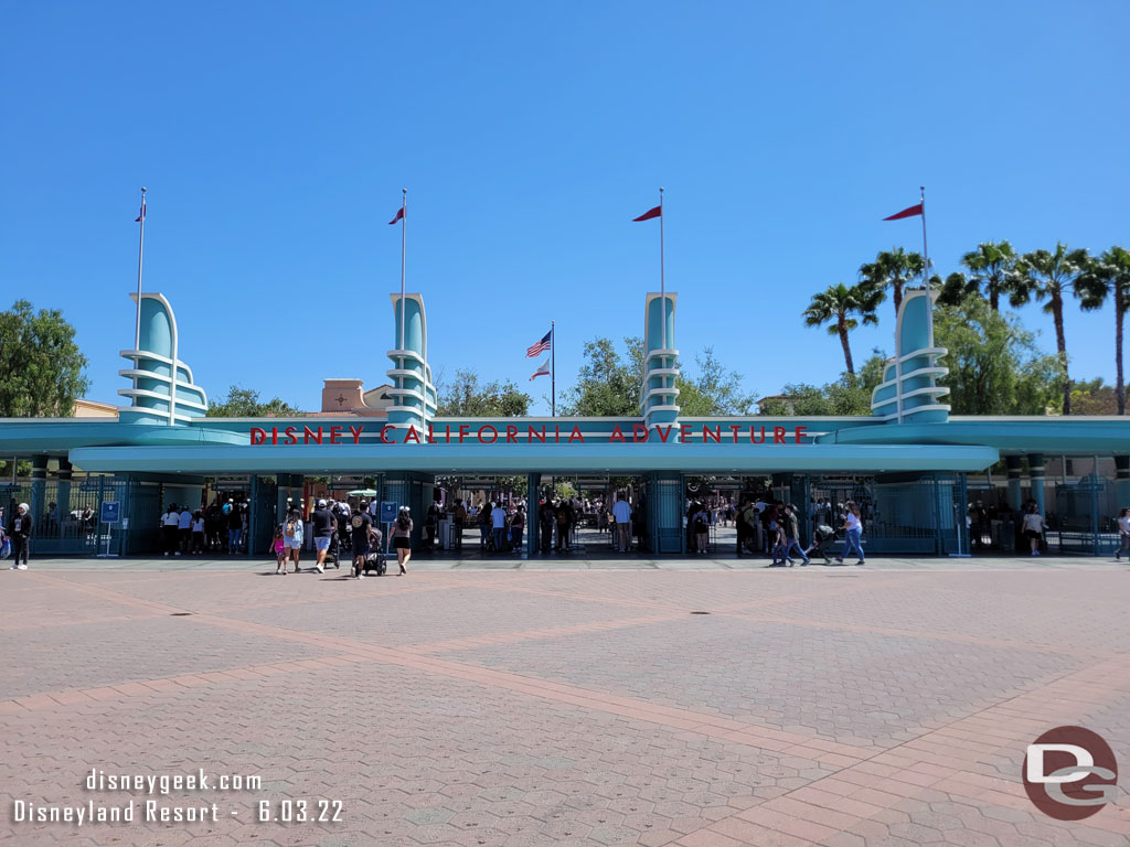 2:35pm - On my way to Disney California Adventure