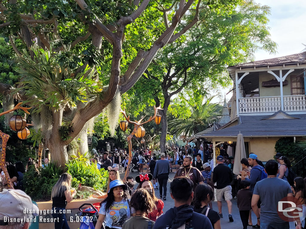 Making my way into Adventureland.