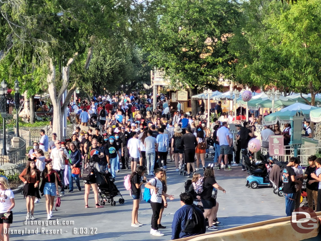 Looking toward Frontierland.