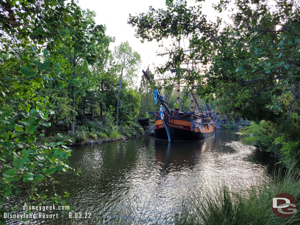 The Columbia staged for Fantasmic