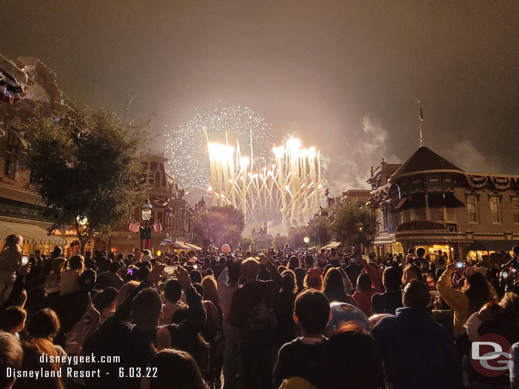 9:47pm - Disneyland Forever Finale