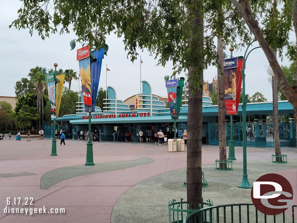 Across the Esplanade DCA has no queue right now.